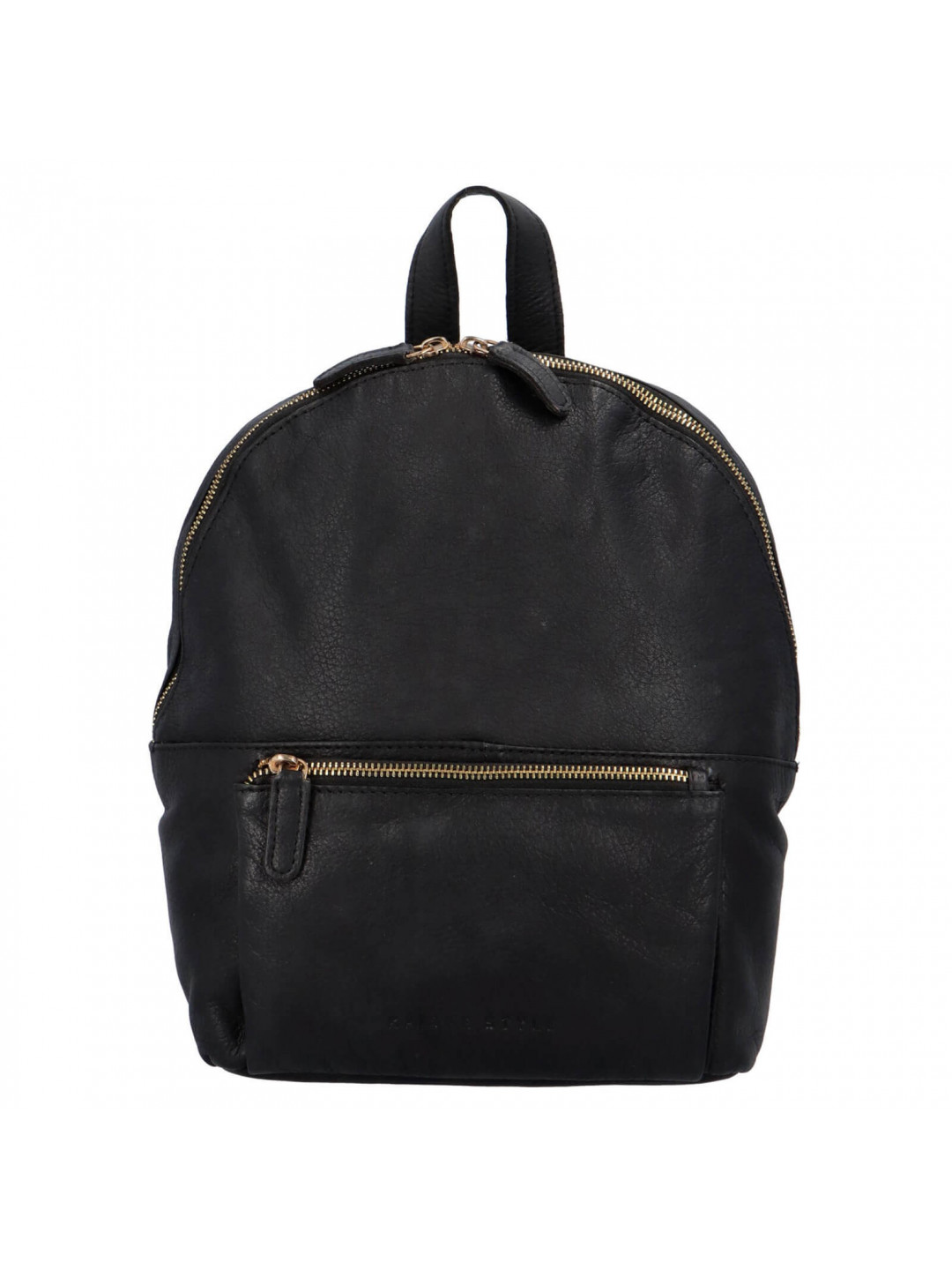 Kožený batoh Greenwood Lyon – černá